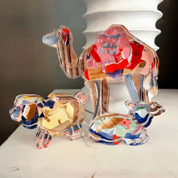 Lauren Dunn Acrylic Nativity Animals