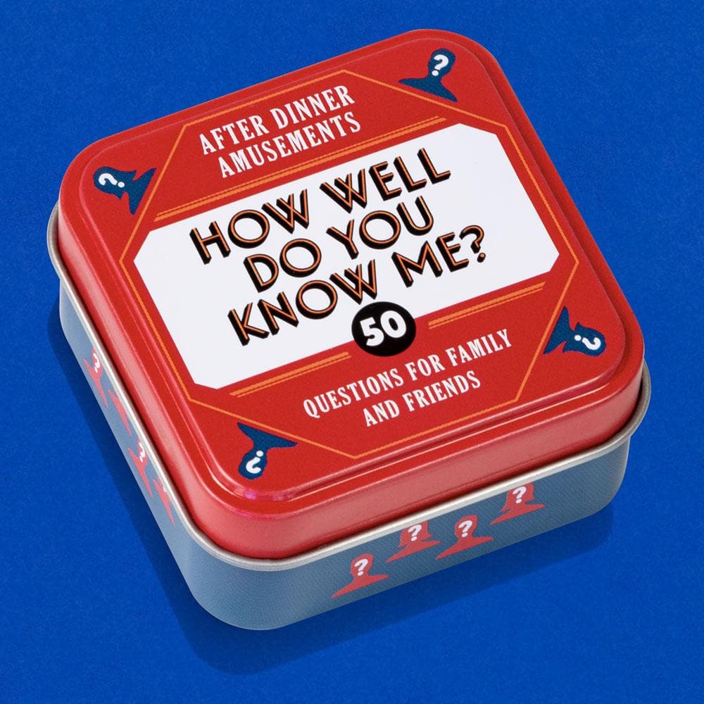 Hachette Book Group USA Game After Dinner Amusements: How Well Do You Know Me?