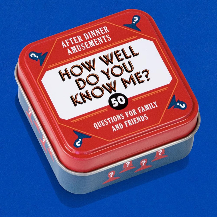 Hachette Book Group USA Game After Dinner Amusements: How Well Do You Know Me?