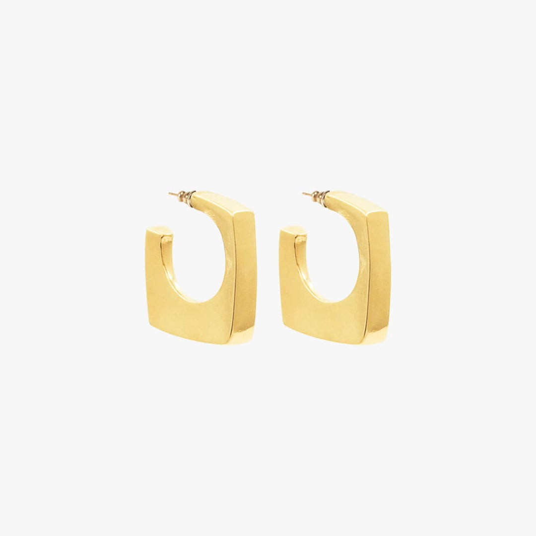 CXC Jewelry Earrings Gold Aldaba Post Earring by CXC Jewelry