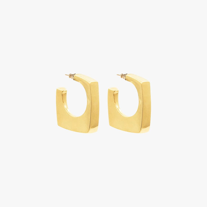 CXC Jewelry Earrings Gold Aldaba Post Earring by CXC Jewelry