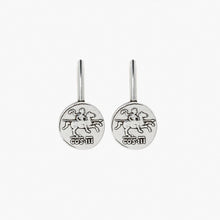 Load image into Gallery viewer, CXC Jewelry Silver Alejandro Coin Earrings
