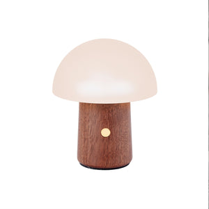 Gingko Designs Decor Walnut Alice Mushroom Lamps