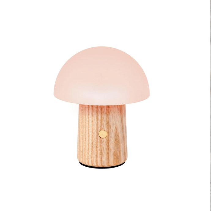 Gingko Designs Decor White Ash Alice Mushroom Lamps