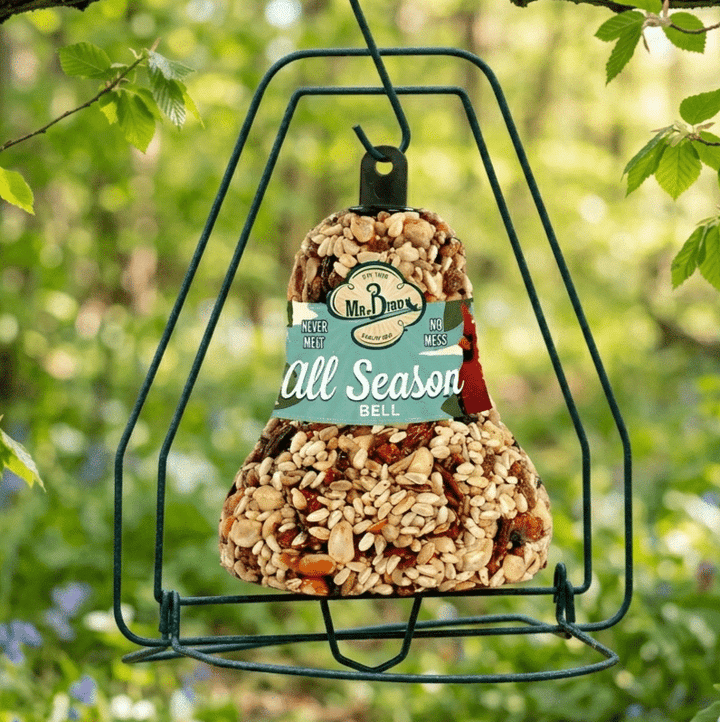 Mr. Bird Proudly Handmade in Texas, USA All Seasons Bird Feed Bell