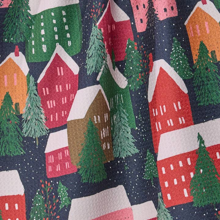 Geometry Tea Towel Alpine Village Tea Towel