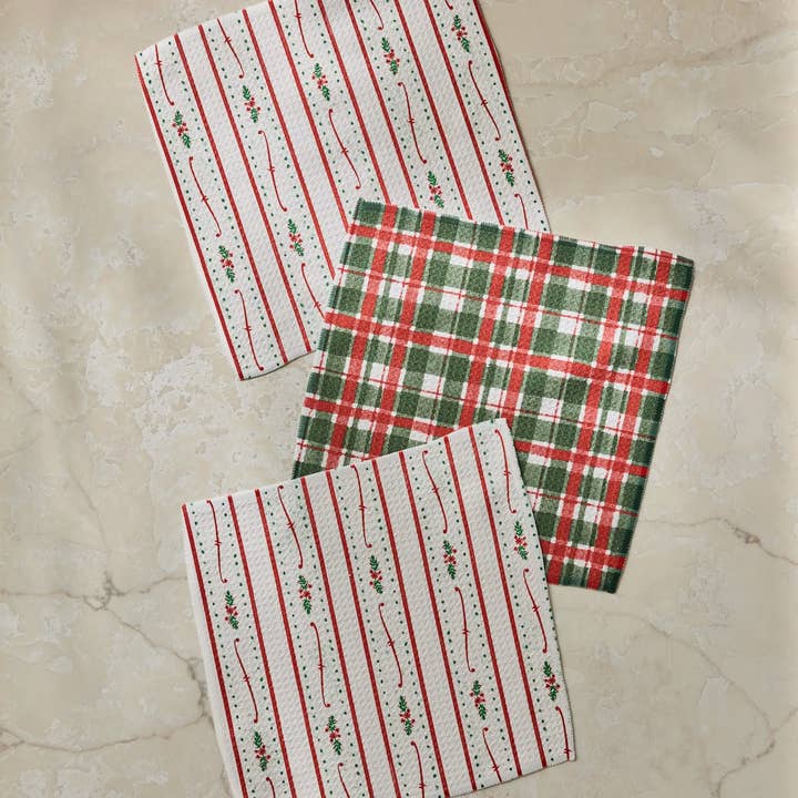 Geometry Dishcloth Alpine Winters Dishcloth Set (3)