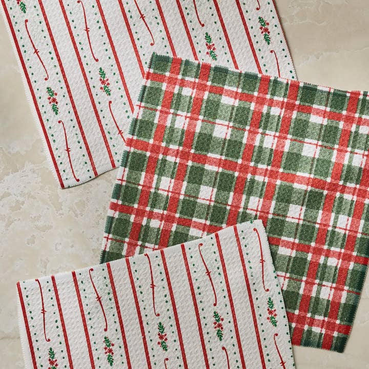 Geometry Dishcloth Alpine Winters Dishcloth Set (3)