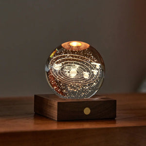 Gingko Designs Decor Solar System Amber Crystal Lights