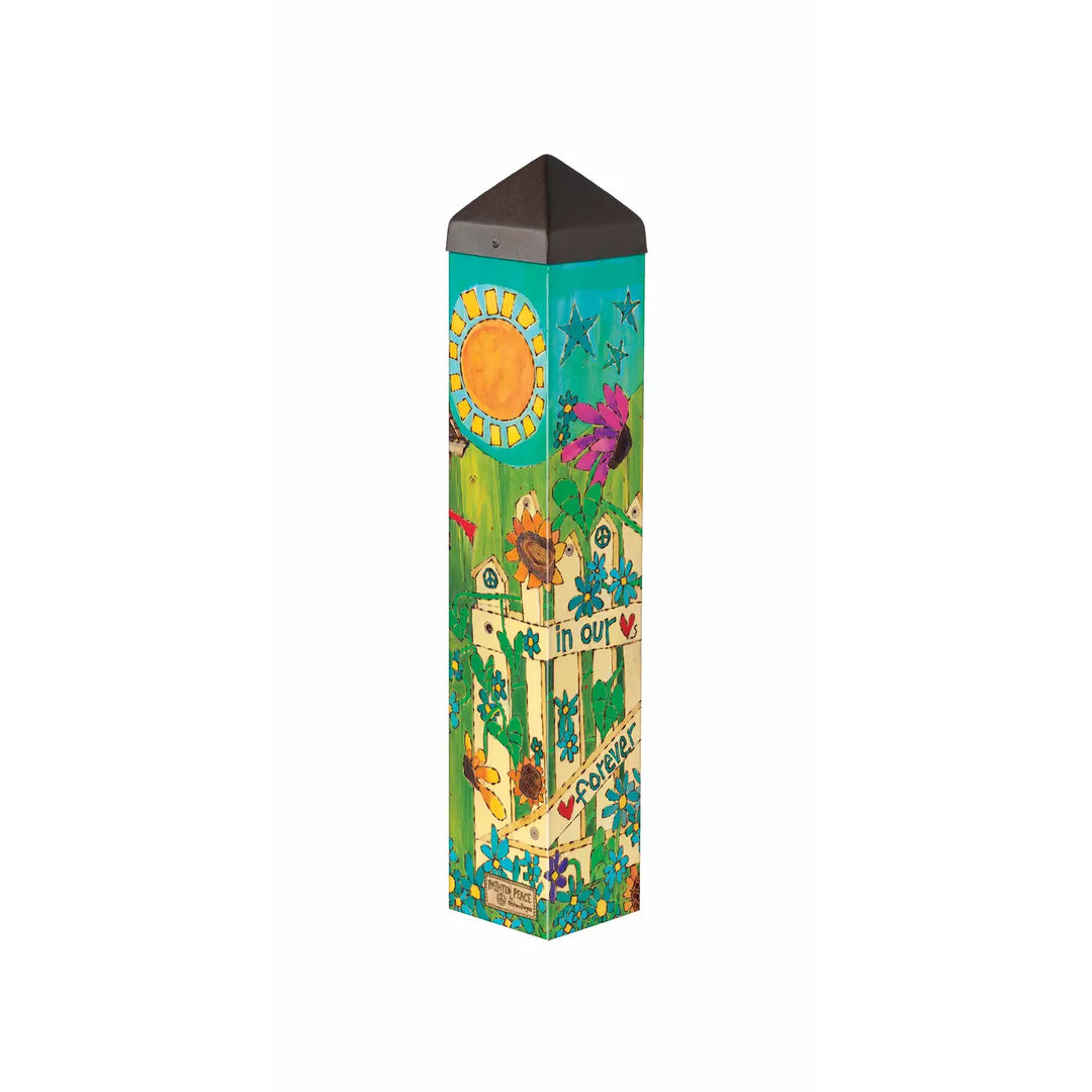 Demdaco Home Decor - Garden - Outdoor Angels and Cardinals 20" Art Pole