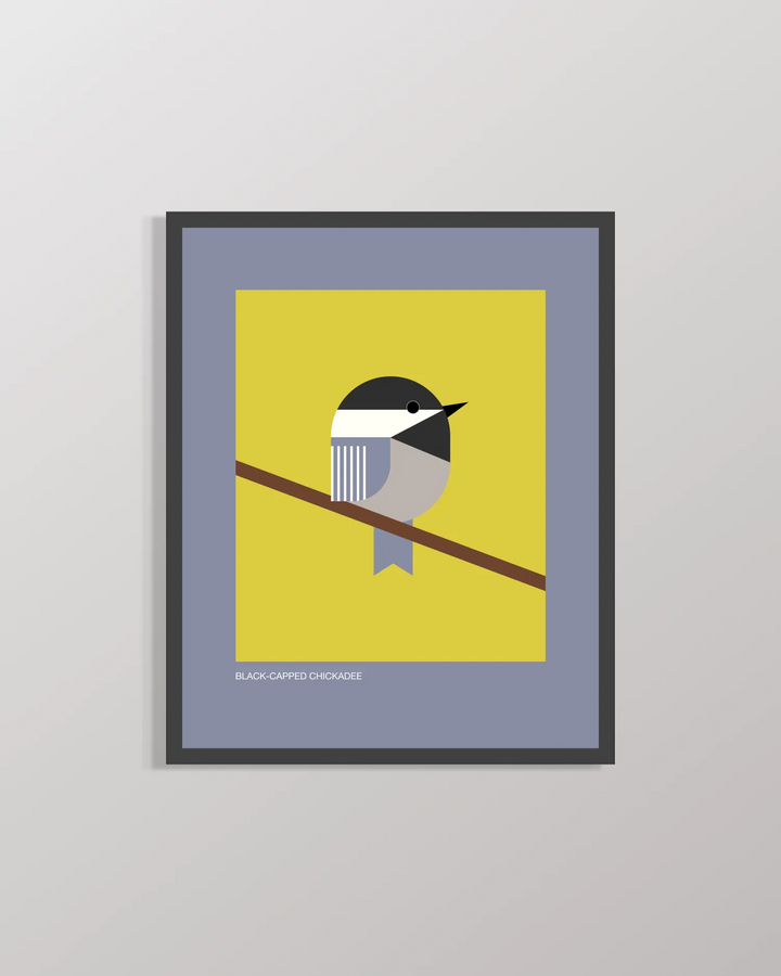 Little Dipper Art Home Decor - Indoor - Furniture Lighting Mirrors Wall Art Art Print Black Capped Chickadee
