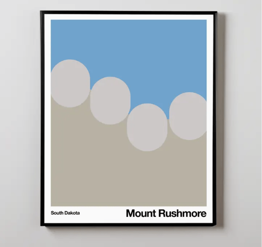 Little Dipper Art Home Decor - Indoor - Furniture Lighting Mirrors Wall Art Art Print Mount Rushmore