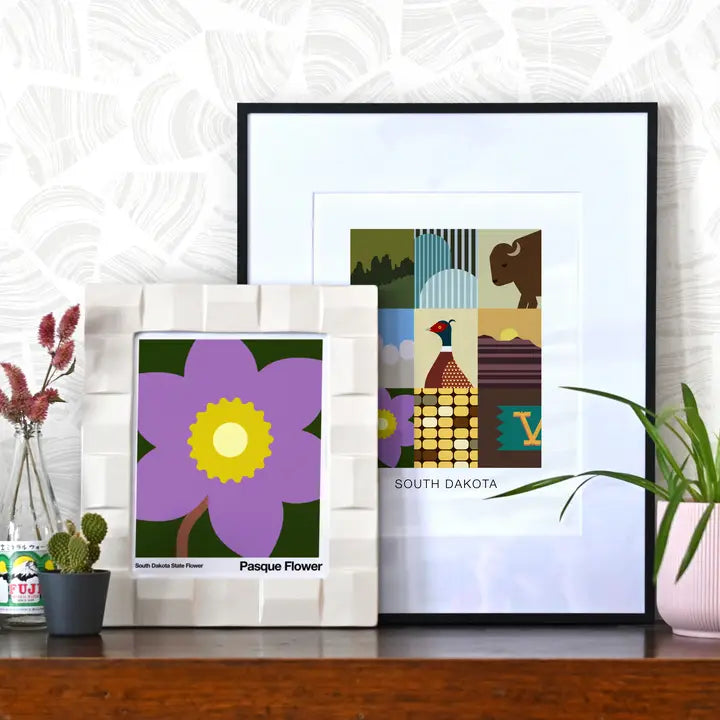 Little Dipper Art Home Decor - Indoor - Furniture Lighting Mirrors Wall Art Art Print Pasque Flower SD