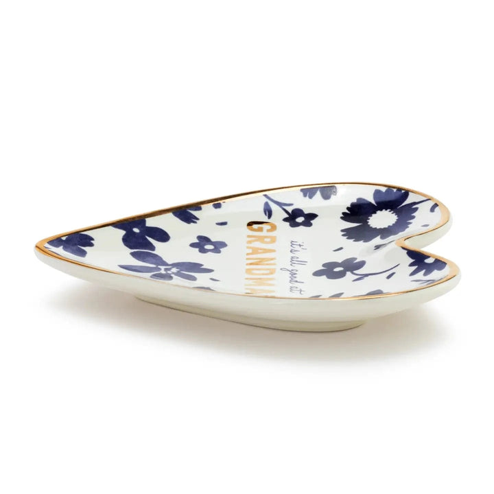 Demdaco Ceramics At Grandmas Art Heart Trinket Dish