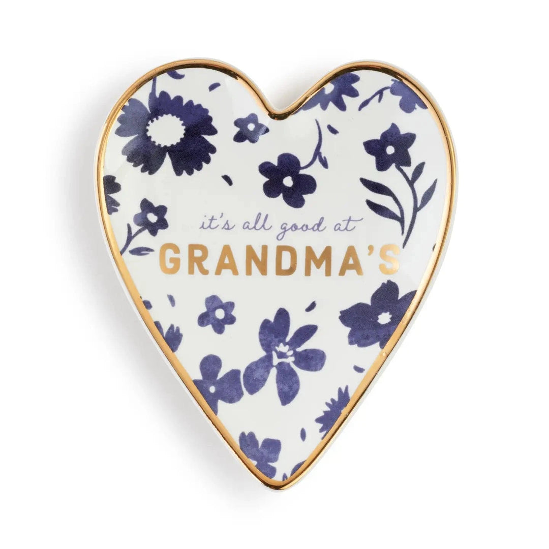Demdaco Ceramics At Grandmas Art Heart Trinket Dish