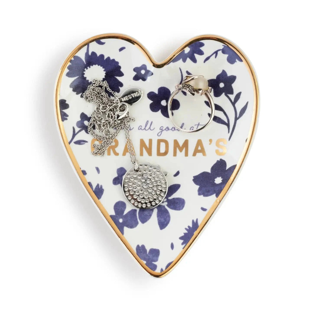 Demdaco Ceramics At Grandmas Art Heart Trinket Dish