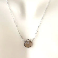 Load image into Gallery viewer, Judy Brandon Jewelry - Necklaces Labradorite/Silver Bar Gem 56 Necklace
