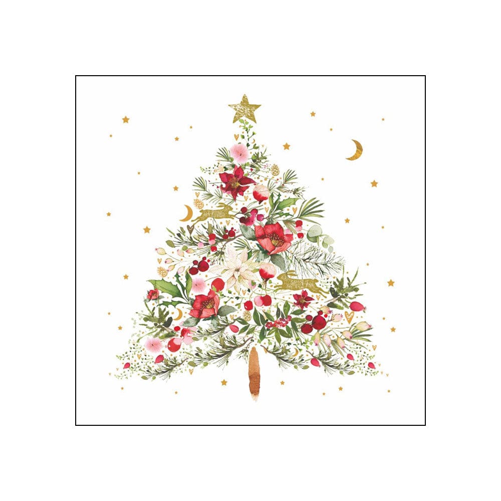 Paperproducts Design Paper Napkins Beautiful Christmas Tree Beverage Napkins