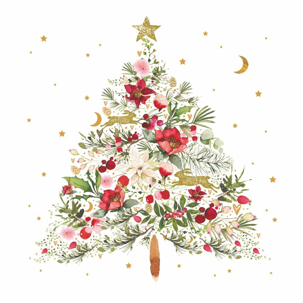 Paperproducts Design Paper Napkins Beautiful Christmas Tree Lunch Napkins