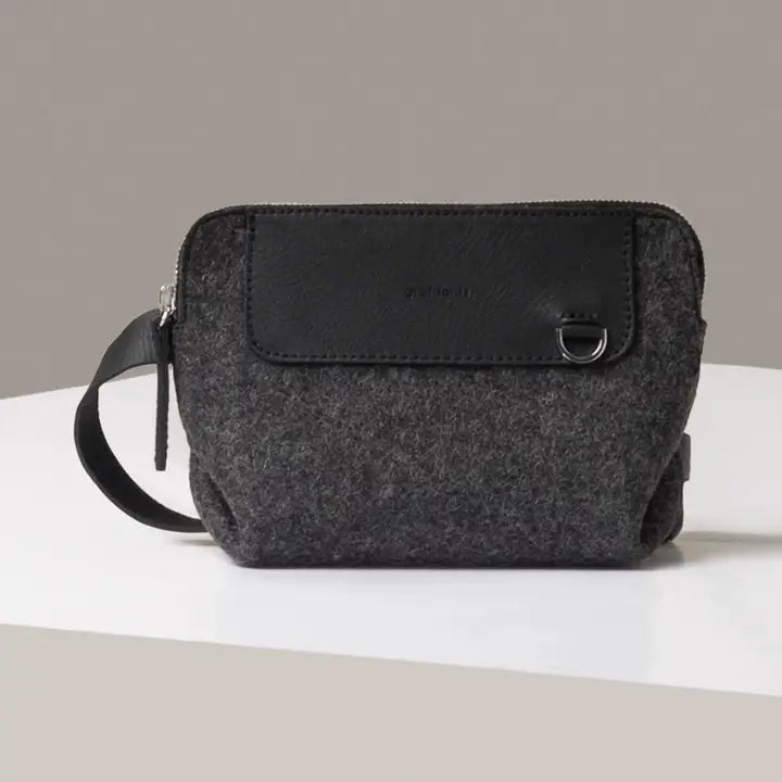 Graf Lantz Handbags &amp; Wallets Bedford Merino Wool Belt Bag - Charcoal / Black