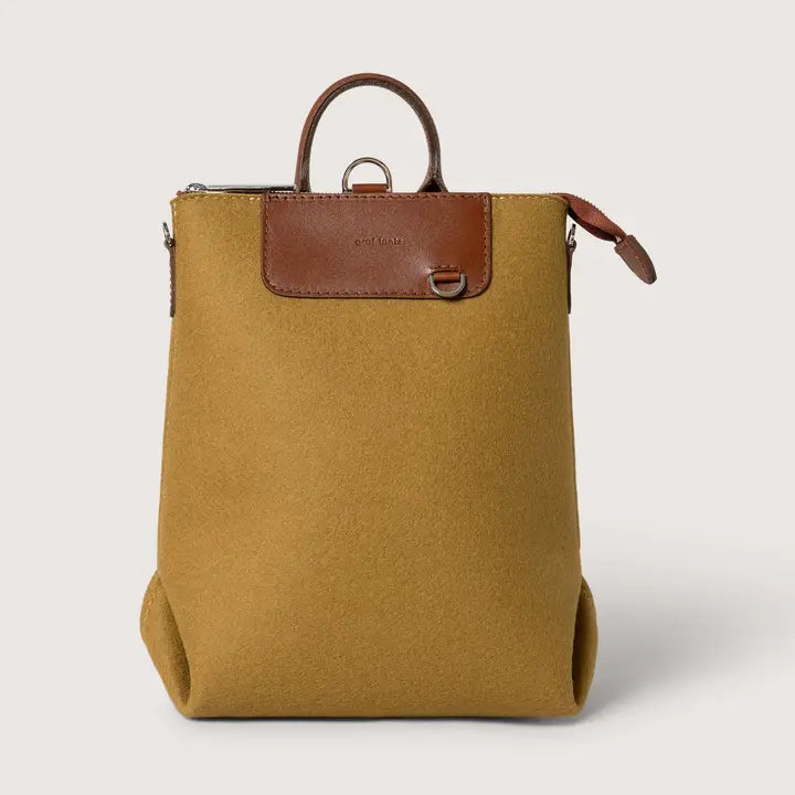 Graf Lantz Handbags &amp; Wallets Bedford Merino Wool Midi Backpack - Brine / Sienna
