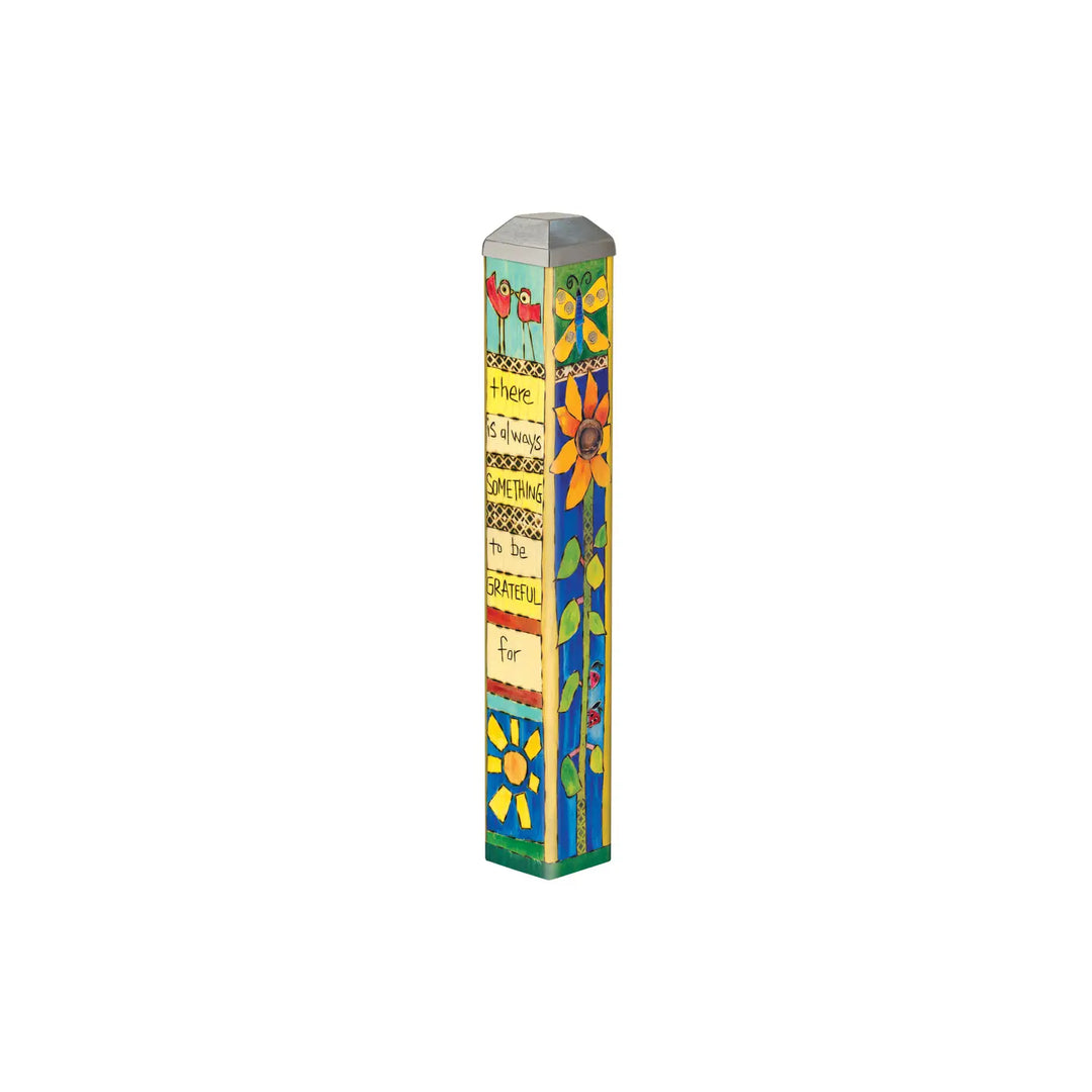 Demdaco Home Decor - Garden - Outdoor Best Caregiver Mini Art Pole  10"