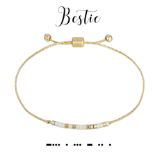 Load image into Gallery viewer, Dot &amp; Dash Bestie Bracelet
