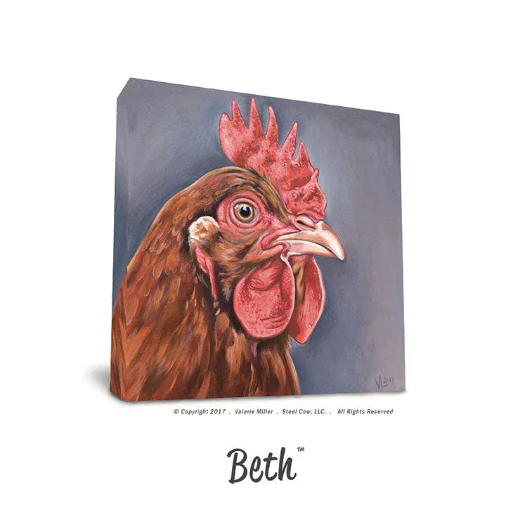 Steel Cow LLC Canvas Print Beth – Canvas Wall Art Print