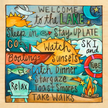 Load image into Gallery viewer, Sincerely Sticks Home Decor - Home Accent Better on a Boat Wall Plaque
