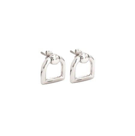 CXC Jewelry Jewelry - Earrings - CXC Big Star Stirrup Earrings Silver