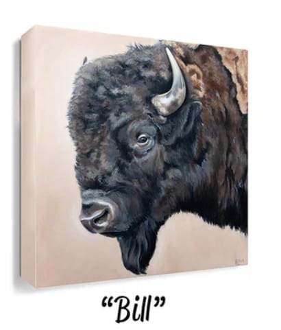 Steel Cow LLC Canvas Print Bill – Canvas Wall Art Print