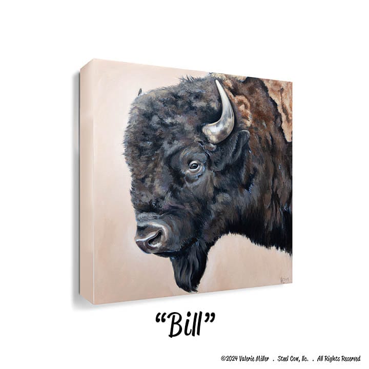 Steel Cow LLC Canvas Print Bill – Canvas Wall Art Print
