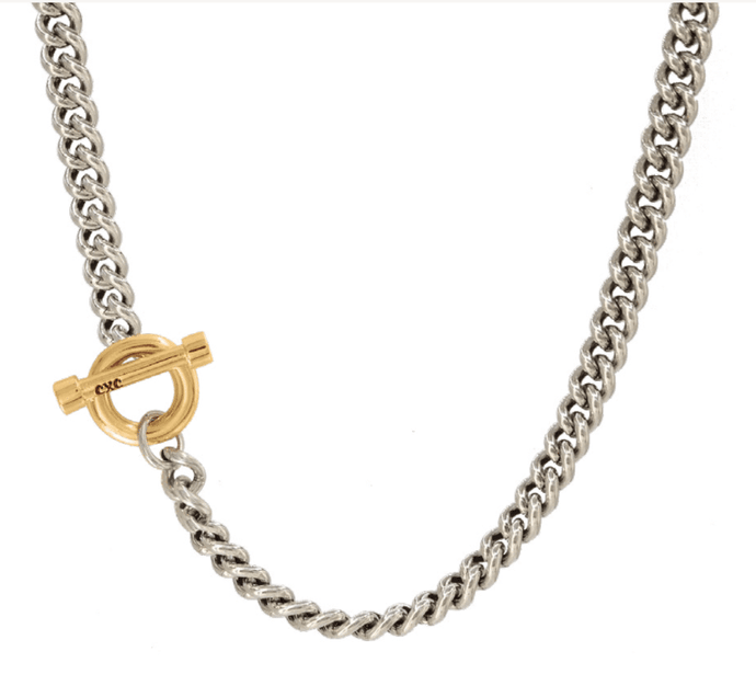 CXC Jewelry Jewelry - Necklaces - CXC Binnacle Chain Mixed Metal Necklace