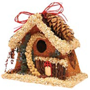 Mr. Bird Proudly Handmade in Texas, USA Birdie's B&B Chalet, Premium Bird Seed Wooden Birdhouse