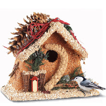 Load image into Gallery viewer, Mr. Bird Proudly Handmade in Texas, USA Birdie&#39;s B&amp;B Chalet, Premium Bird Seed Wooden Birdhouse
