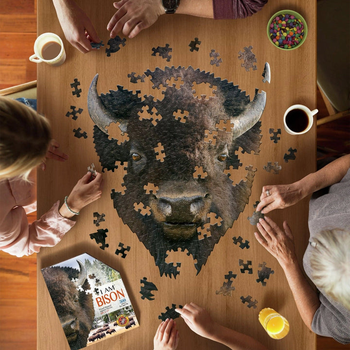 Madd Capp Games &amp; Puzzles Puzzles/Games/Books Bison Jigsaw Puzzle, I Am Bison 300 Piece Jigsaw Puzzle