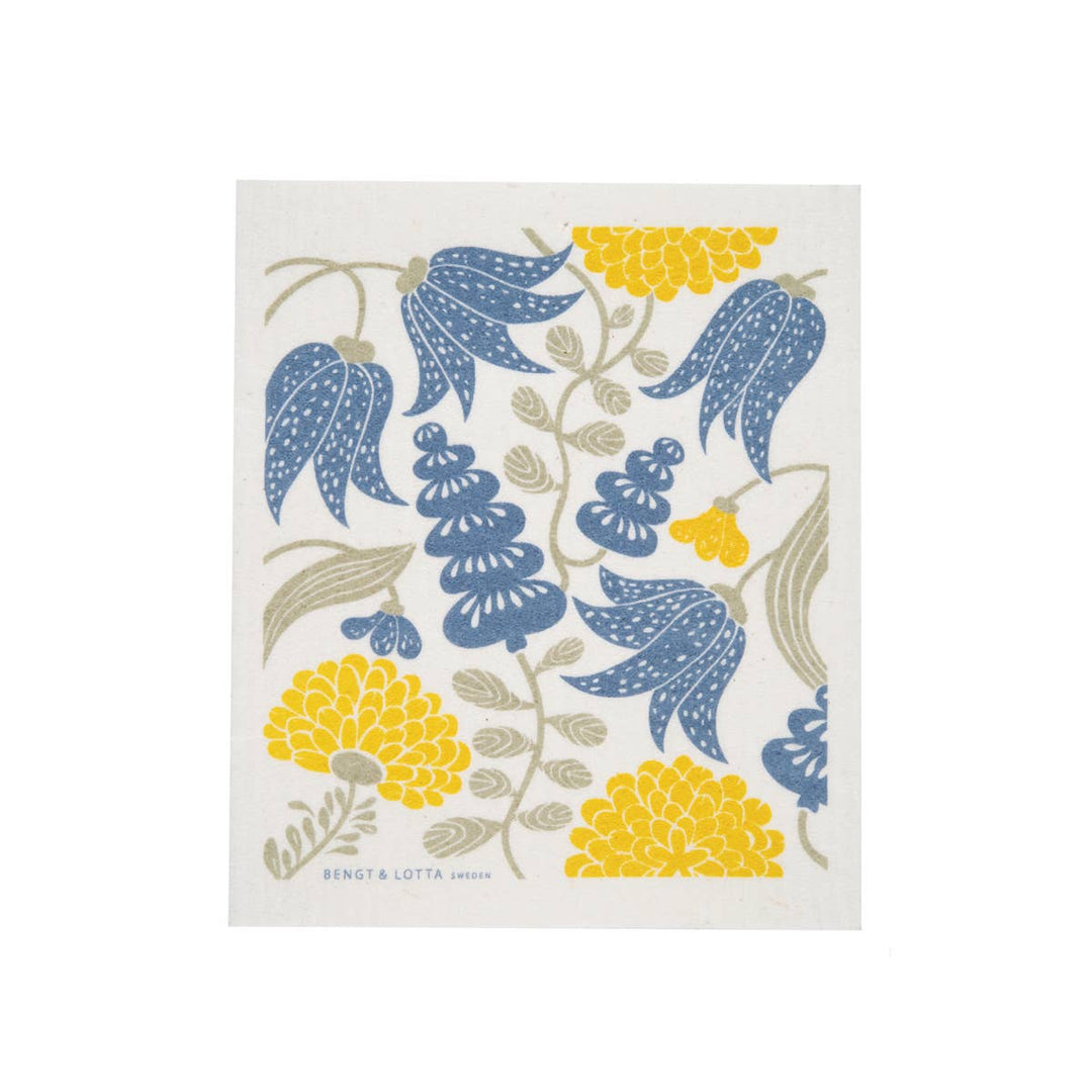 Cose Nuove Kitchen and Bar BL Lilies Swedish Dishcloth