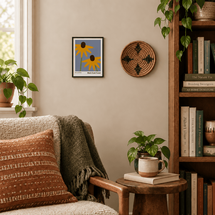 Little Dipper Art Black-Eyed Susan Native Plant Art Print | Little Dipper Art