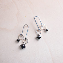 Load image into Gallery viewer, Lilly Barrack Black Tourmaline Earrings
