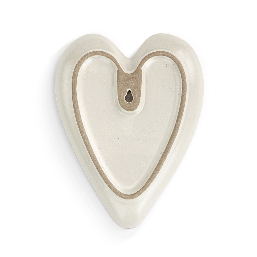 Demdaco Home Decor - Home Accent Black &amp; White Checker Heart Spoon Rest