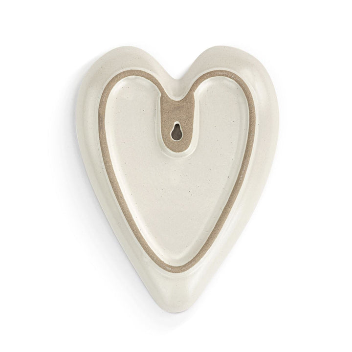 Demdaco Home Decor - Home Accent Black &amp; White Checker Heart Spoon Rest