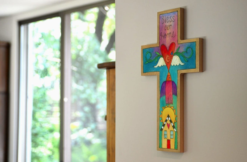 Sincerely Sticks Home Decor - Home Accent Blessings Cross Plaque