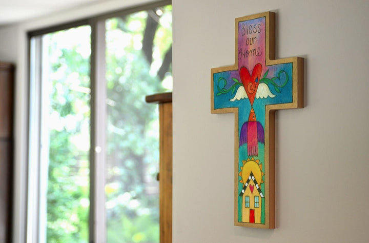 Sincerely Sticks Home Decor - Home Accent Blessings Cross Plaque