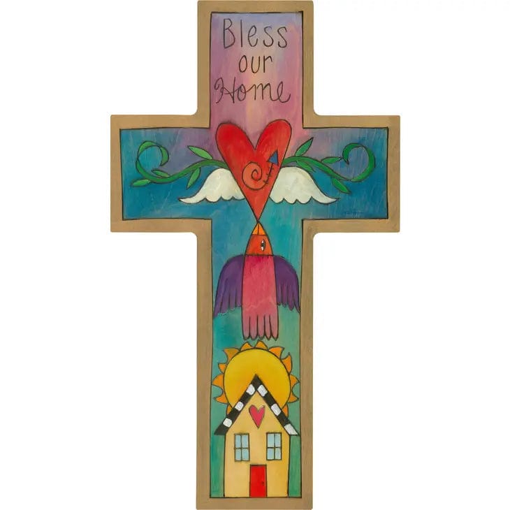 Sincerely Sticks Home Decor - Home Accent Blessings Cross Plaque