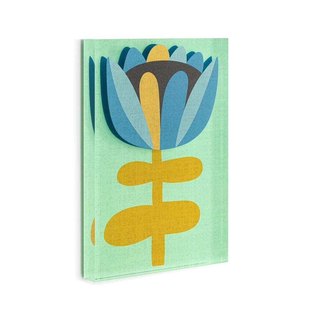 Demdaco Decor Bloom Together Tile Acrylic Wall Art