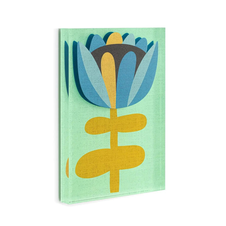 Demdaco Decor Bloom Together Tile Acrylic Wall Art