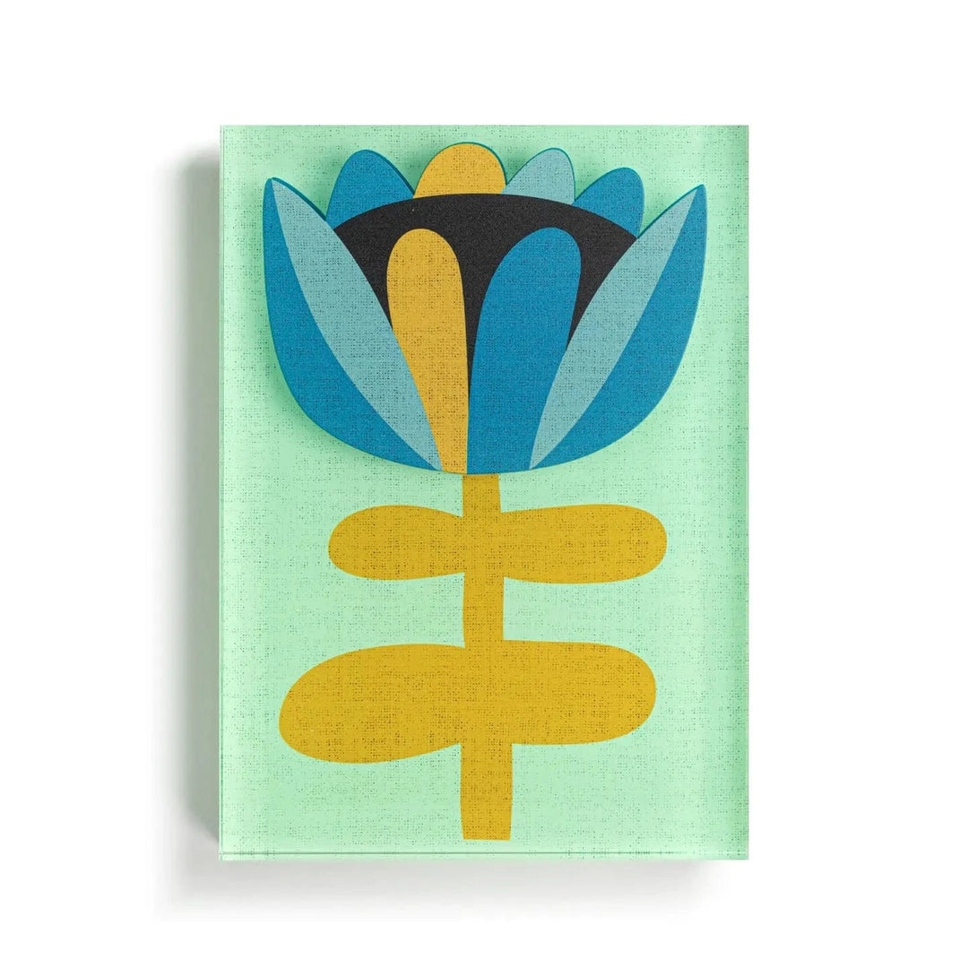 Demdaco Decor Bloom Together Tile Acrylic Wall Art