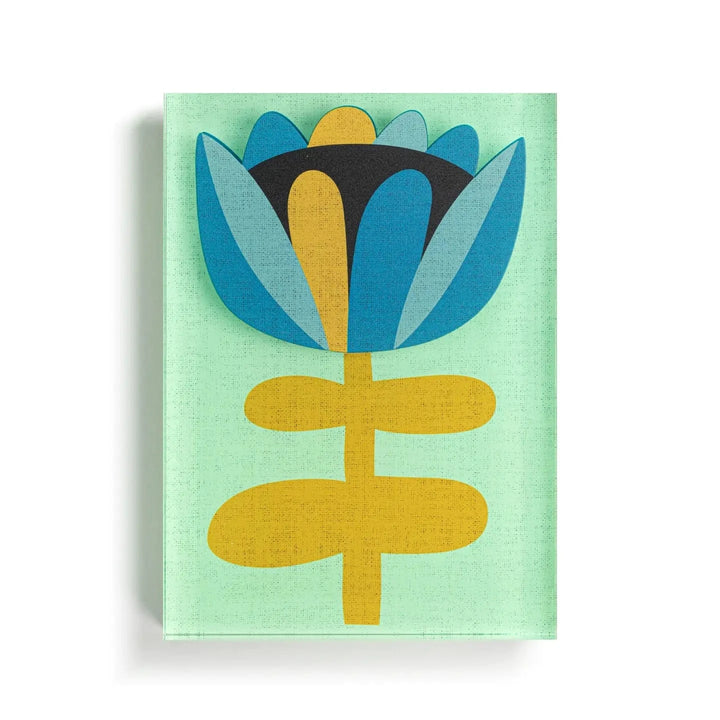 Demdaco Decor Bloom Together Tile Acrylic Wall Art