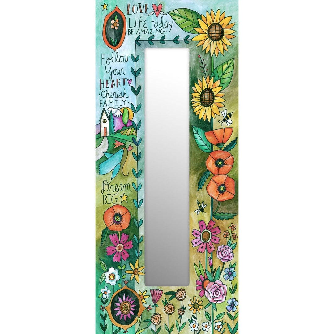 Sincerely Sticks Wall Mirrors Blossom 12" x 28" Mirror | Sincerely Sticks