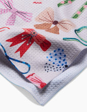 Load image into Gallery viewer, Geometry Towels Bows Tea Towel
